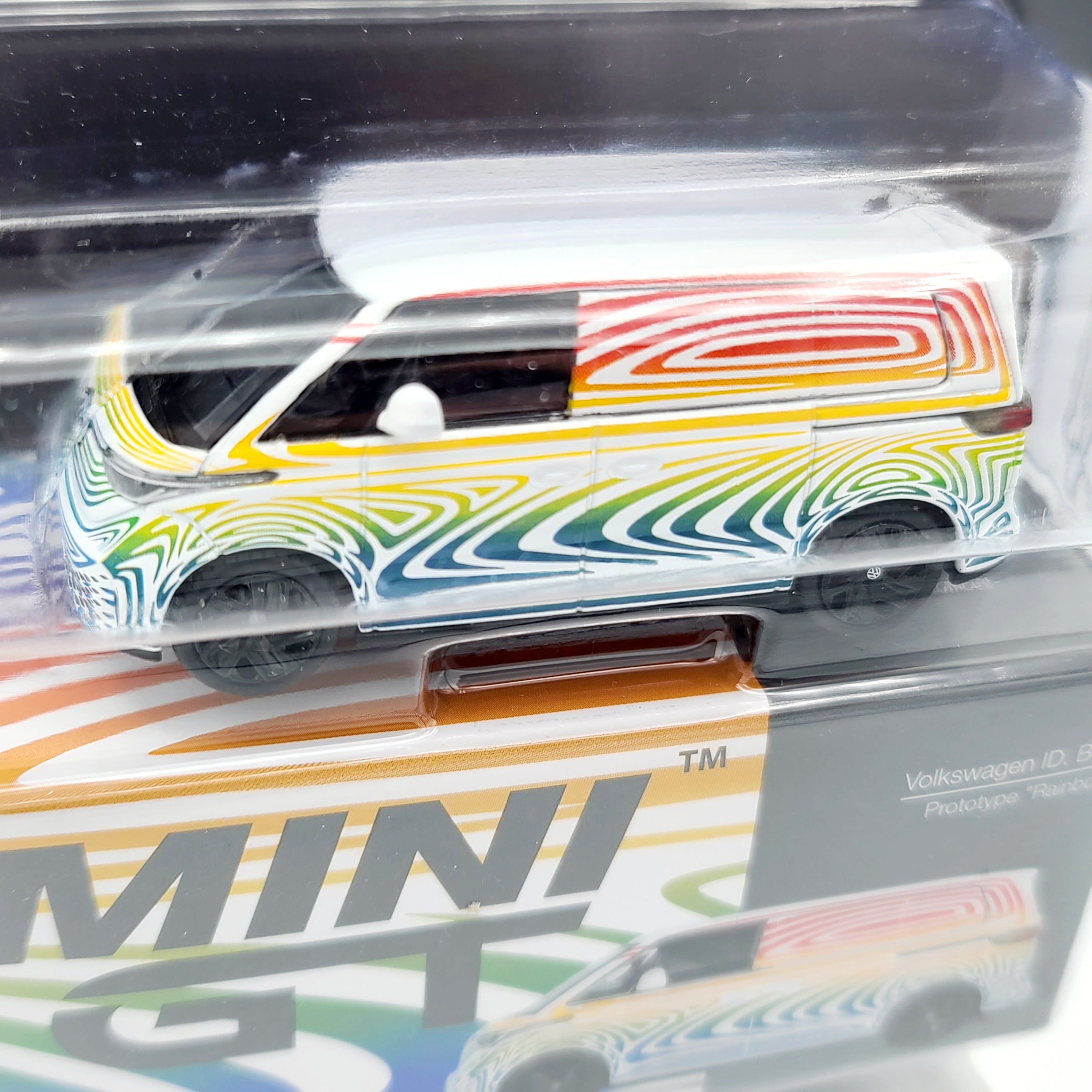 Mini GT Volkswagen ID. Buzz Prototype "Rainbow" - 1:64 (2025 Limited Edition)